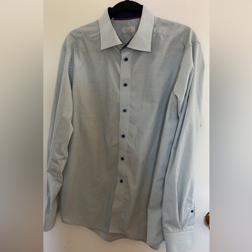 Men’s Eton dress shirt size 17.5 neck